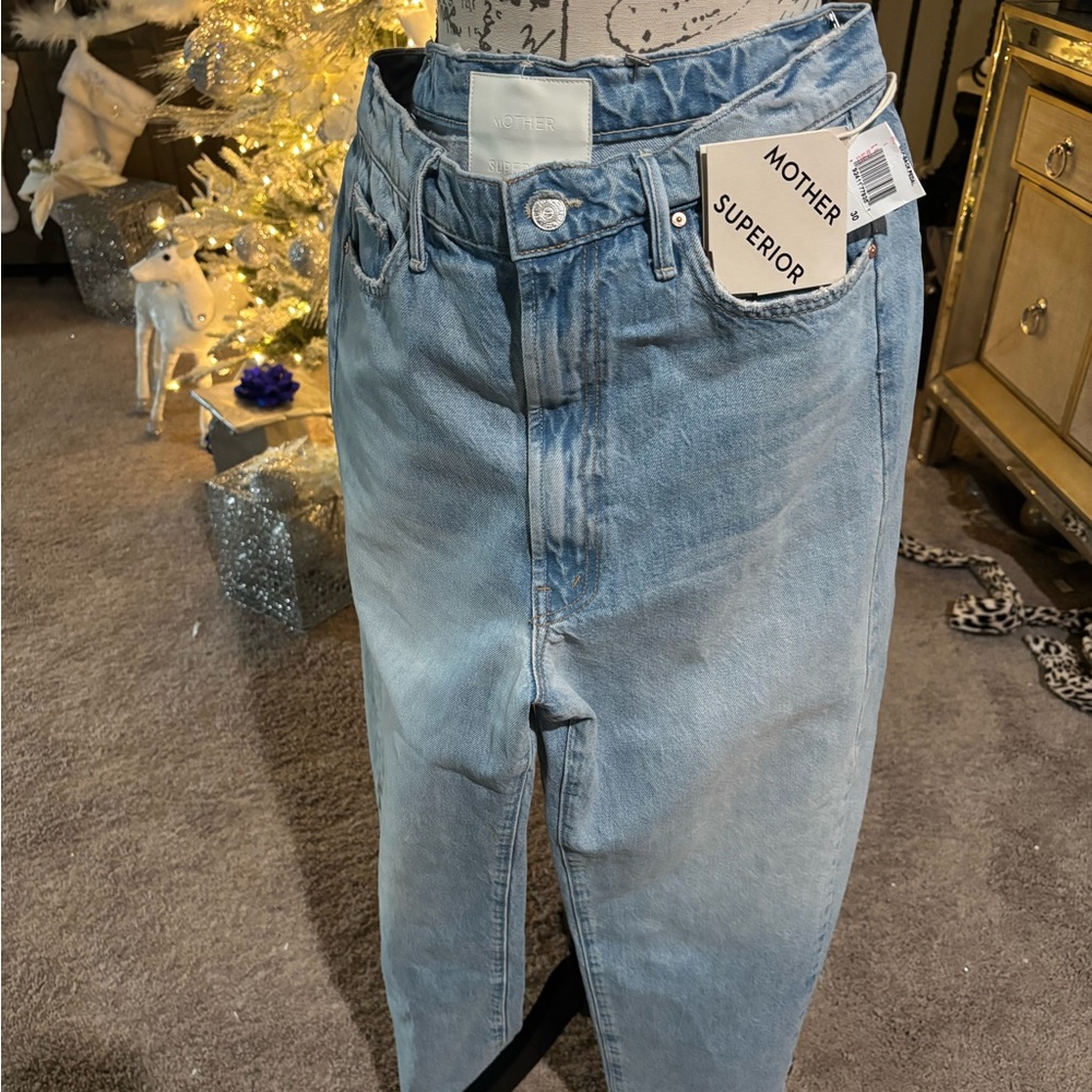 MOTHER Denim Sky Blue Jeans